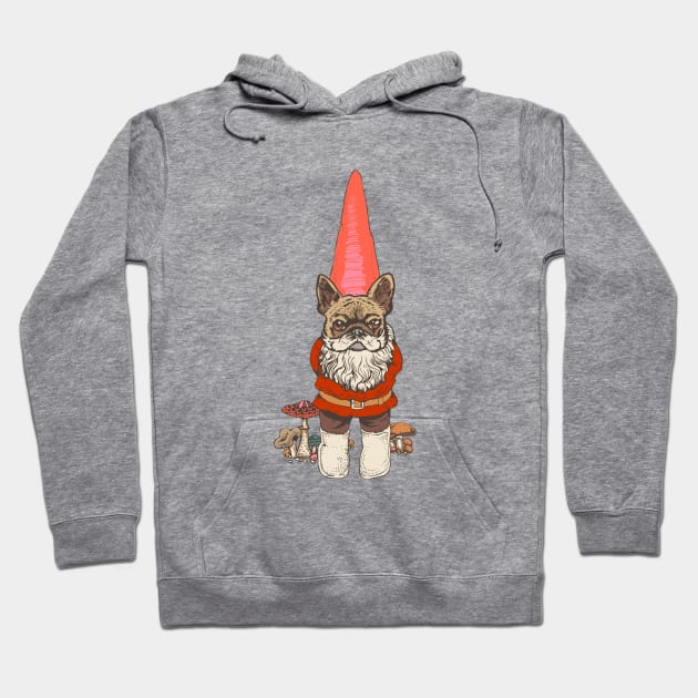 Frenchie Gnomie Hoodie by huebucket